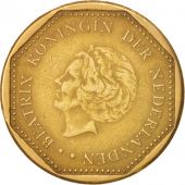 Netherlands Antilles, Beatrix, 5 Gulden, 1999, TTB, Aureate Bonded Steel, KM:43