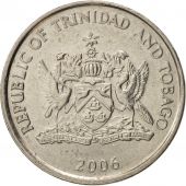 TRINIDAD & TOBAGO, 25 Cents, 2006, TTB+, Copper-nickel, KM:32