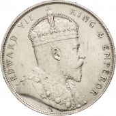 Straits Settlements, Edward VII, Dollar, 1907, AU(50-53), Silver, KM:26