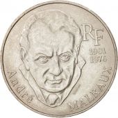 France, Andr Malraux, 100 Francs, 1997, AU(55-58), Silver, KM:1188