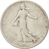 France, Semeuse, Franc, 1901, Paris, TB, Argent, KM:844.1, Gadoury 467