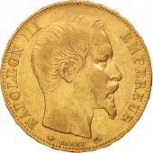 France, 20 Francs, 1855, Strasbourg, TTB, Or, KM:781.2, Gadoury:1061