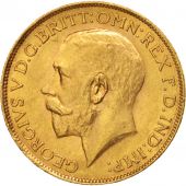 South Africa, George V, Sovereign, 1925, AU(50-53), Gold, KM:21