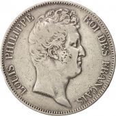 France, Louis-Philippe, 5 Francs, 1830, Lille, VF(20-25), Silver, KM:737.4
