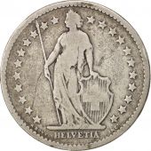 Suisse, 2 Francs, 1874, Bern, B+, Argent, KM:21