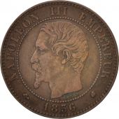 France, Napoleon III,2 Centimes, 1856,Bordeaux,TTB,KM 776.5,Gad 103