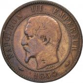 France, Napoleon III,10 Centimes, 1854, Paris, TB, KM 771.1,Gad 248
