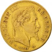 France,Napoleon III,10 Francs,1862,Strasbourg,TTB,Or,KM 800.2,Gad 1015