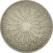 GERMANY - FEDERAL REPUBLIC, 10 Mark, 1972, Munich, AU(50-53), Silver, KM:130