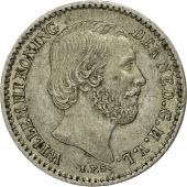 Netherlands, William III, 10 Cents, 1882, AU(50-53), Silver, KM:80