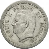 Monaco, Louis II, 2 Francs, 1943, EF(40-45), Aluminum, KM:121, Gadoury:MC 133