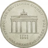 GERMANY - FEDERAL REPUBLIC, 10 Mark, 1991, Berlin, MS(63), Silver, KM 177