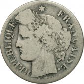 France, Crs, 2 Francs, 1870, Paris, B+, Argent, KM:817.1, Gadoury:530