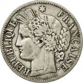 France, Crs, 2 Francs, 1888, Paris, VF(30-35), Silver, KM:817.1