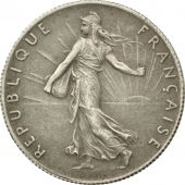 France, Semeuse, 50 Centimes, 1897, Paris, AU(50-53), Silver, KM:854