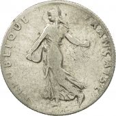 France, Semeuse, 50 Centimes, 1907, Paris, VF(20-25), Silver, KM:854