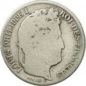 France, Louis-Philippe, Franc, 1847, Paris, B+, Argent, KM:748.1, Gadoury:453