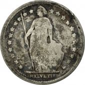 Suisse, Franc, 1880, Bern, B+, Argent, KM:24