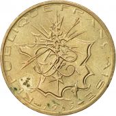 France, Mathieu, 10 Francs, 1985, AU(50-53), Nickel-brass, KM:940, Gadoury:814