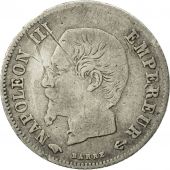 France, Napoleon III, 20 Centimes, 1859, Paris, TB, Argent, KM 778.1, Gad 305