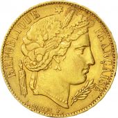 France, Crs, 20 Francs, 1851, Paris, TTB, Or, KM:762, Gadoury:1059