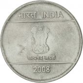 INDIA-REPUBLIC, 2 Rupees, 2008, SUP+, Stainless Steel, KM:327