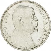 Czechoslovakia, 20 Korun, 1937, AU(50-53), Silver, KM:18