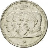 Belgium, 100 Francs, 100 Frank, 1951, EF(40-45), Silver, KM:139.1