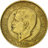 Monaco, Rainier III, 10 Francs, 1950, EF(40-45), Aluminum-Bronze, KM:130