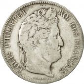 France, Louis-Philippe, 5 Francs, 1833, Lille, VF(20-25), Silver, KM:749.13