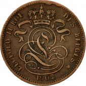 Belgium, Leopold II, Centime, 1902, AU(50-53), Copper, KM:33.2