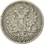 Finlande, Alexander II, 25 Penni, 1866, TTB, Argent, KM:6.1
