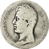 France, Charles X, Franc, 1828, Toulouse, VG(8-10), Silver, KM:724.9