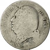 France, Louis XVIII, Franc, 1824, Lille, VG(8-10), Silver, KM 709.12