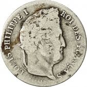 France, Louis-Philippe, 1/4 Franc, 1832, Lille, F(12-15), Silver, KM:740.13