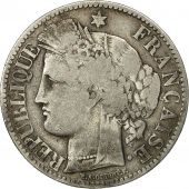 Monnaie, France, Crs, 2 Francs, 1872, Bordeaux, TB+, Argent, KM:817.2,Gad 530a