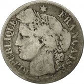 Coin, France, Crs, 2 Francs, 1871, Bordeaux, VF(20-25), Silver, KM:817.2