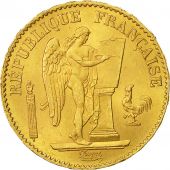 Coin, France, Gnie, 20 Francs, 1877, Paris, AU(50-53), Gold, KM:825
