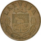 Coin, Latvia, 2 Santimi, 1939, EF(40-45), Bronze, KM:11.2