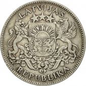 Monnaie, Latvia, Lats, 1924, TTB, Argent, KM:7