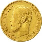 Coin, Russia, Nicholas II, 5 Roubles, 1898, St. Petersburg, EF(40-45), Gold