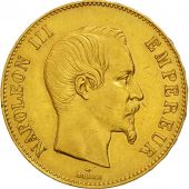 Coin, France, Napoleon III, Napolon III, 100 Francs, 1858, Paris, AU(50-53)