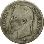 Coin, France, Napoleon III, Napolon III, 2 Francs, 1869, Strasbourg, F(12-15)