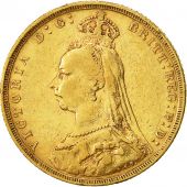 Coin, Australia, Victoria, Sovereign, 1889, Melbourne, EF(40-45), Gold, KM:10