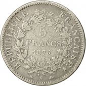 Coin, France, Hercule, 5 Francs, 1875, Paris, VF(30-35), Silver, KM:820.1