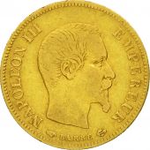 Coin, France, Napoleon III, 10 Francs, 1855, Paris, Gold, VF(20-25), KM 784.3