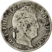 Coin, France, Louis-Philippe, 1/2 Franc, 1845, Rouen, F(12-15), Silver,KM 741.2