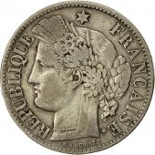 Coin, France, Crs, 2 Francs, 1871, Bordeaux, EF(40-45), Silver, KM:817.2