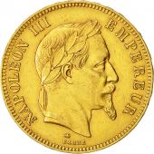 Monnaie, France, Napoleon III,100 Francs, 1869, Paris, TTB+,Or,KM 802.1,Gad 1136