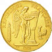 Coin, France, Gnie, 100 Francs, 1878, Paris, AU(50-53), Gold, KM:832